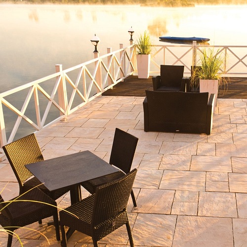 Bruk-Bet KAMIEŃ CIOSANY gr. 4 cm płyty tarasowe