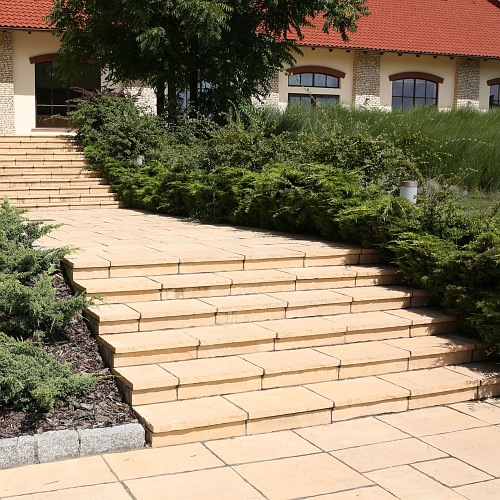 Bruk-Bet KAMIEŃ CIOSANY gr. 4 cm płyty tarasowe