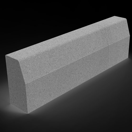 Kost-Bet KRAWĘŻNIK szary 15x30x100 cm