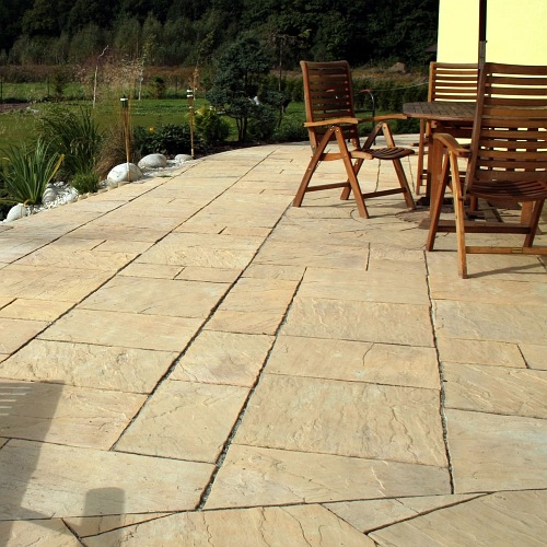 Bruk-Bet KAMIEŃ CIOSANY gr. 4 cm płyty tarasowe