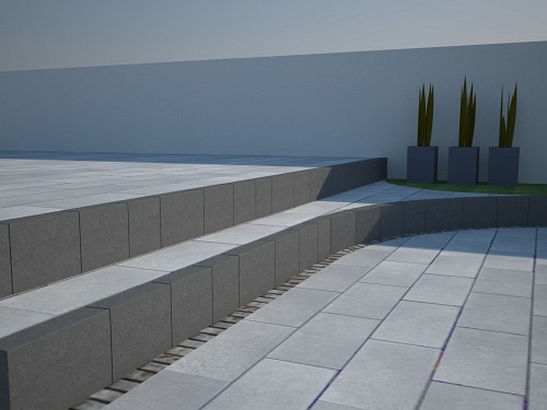 Polbruk OBRZEŻE MODERN wys. 28 cm, szare