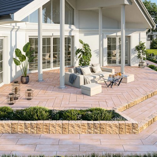 Drogbruk Palisada Łupana 15x15x90 cm