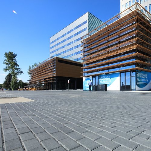 Polbruk PROSTOKĄT z fazą, gr. 8 cm kolor