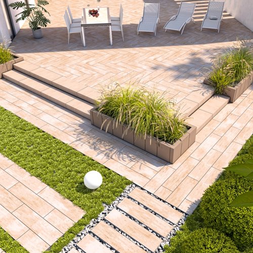 Drogbruk TERAMO 100x25x8 cm