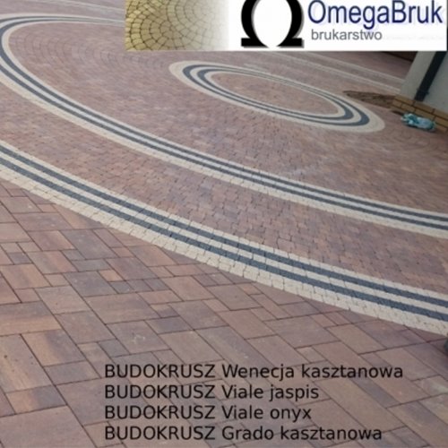Aranżacja podjazdu z kostki Wenecja - Galeria Kostki