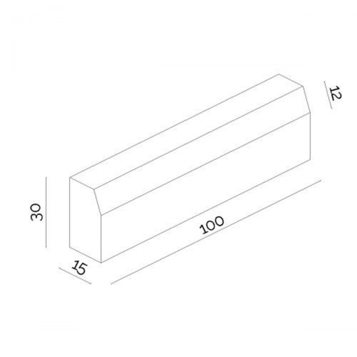 Kost-Bet KRAWĘŻNIK kolor 15x30x100 cm
