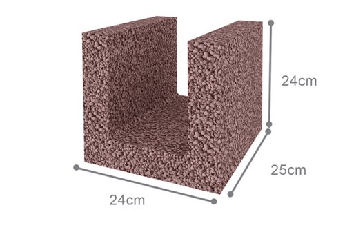 Jadar SUN BLOCK Kształtka nadprożowa typu U 24