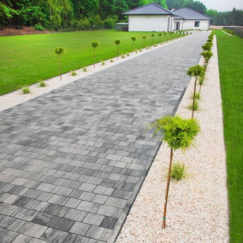 Drogbruk Obrzeże 6x20x100 cm melanż