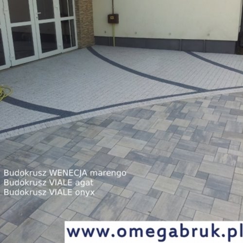 Aranżacja podjazdu z kostki Wenecja - Galeria Kostki