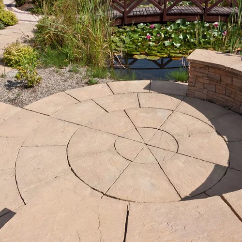 Bruk-Bet KAMIEŃ CIOSANY KOŁO gr. 4 cm, WET CAST