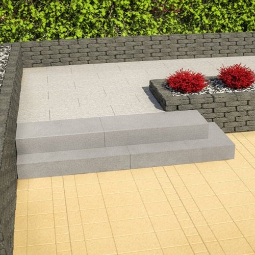 Jadar Stopnie Monoblock 15x40x100 cm śrutowane