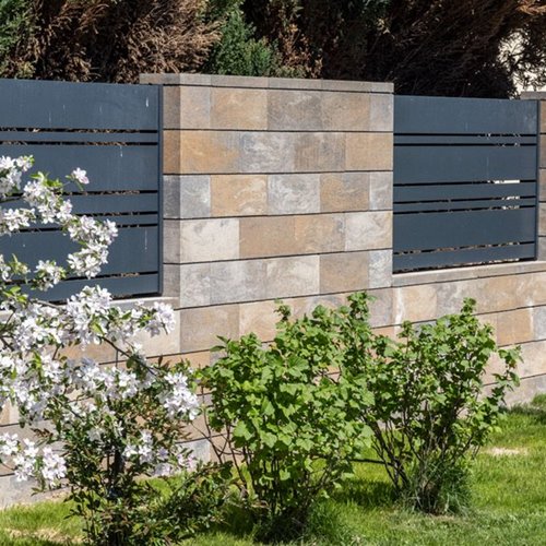 Bruk-Bet CONTINENTAL pustaki ogrodzeniowe colormix