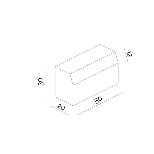 Kost-Bet KRAWĘŻNIK szary 20x30x50 cm