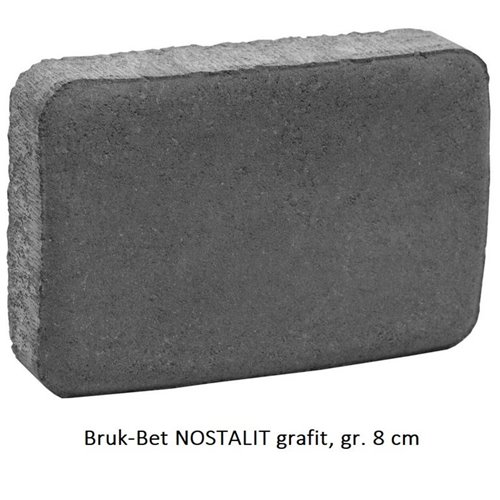 Bruk-Bet NOSTALIT gr. 8 cm, COLOR grafit