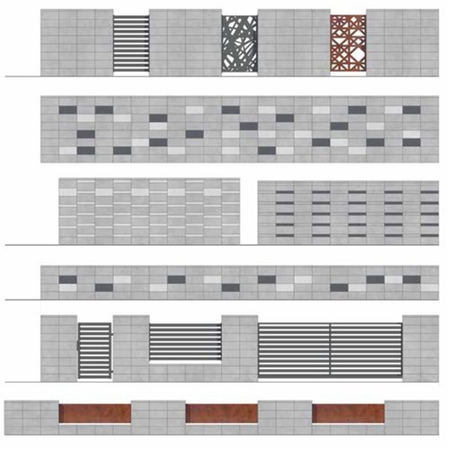 Galabeton LONG LINE 50 cm ogrodzenie gładkie