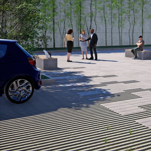 Polbruk płyta ażurowa EKOTECH gr. 10 cm