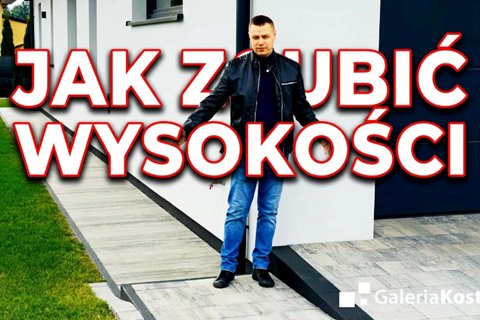 Donice z płyt tarasowych przy tarasie