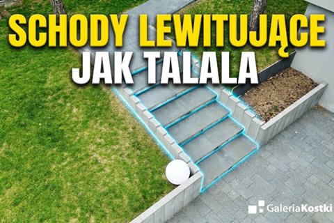 Schody i płyty lewitujące