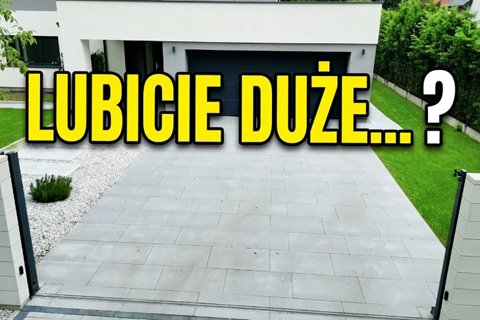 Bruk-Bet płyta Novator Solo na podjeździe.