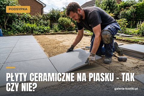 Czy płyty ceramiczne można układać na podsypce