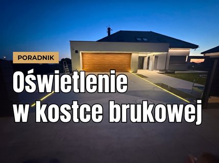 Oświeletnie LED w kostce