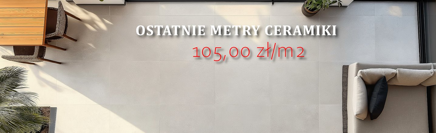Ostatnie metry płyt ceramicznych dostępnych od ręki z naszych placów ! 