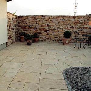 Bruk-Bet KAMIEŃ CIOSANY gr. 4 cm, pakiet płyt