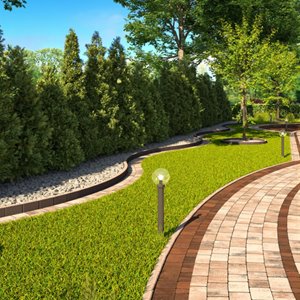 Drogbruk Obrzeże BREVE 20x20x6 cm płukane