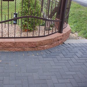 Polbruk PROSTOKĄT z  fazą, gr. 6 cm kolor