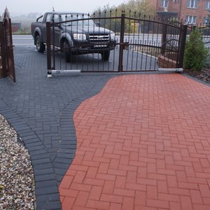 Polbruk PROSTOKĄT z fazą, gr. 8 cm kolor