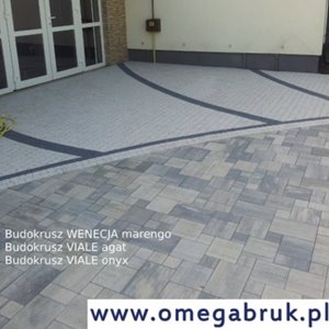 Aranżacja podjazdu z kostki Wenecja - Galeria Kostki