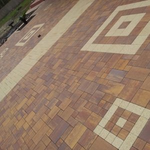 Aranżacja podjazdu z kostki Wenecja - Galeria Kostki