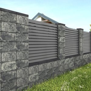 Jadar Pustak Ogrodzeniowy Gładki 40 cm