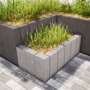 Polbruk palisada HESTRA wys. 60 cm