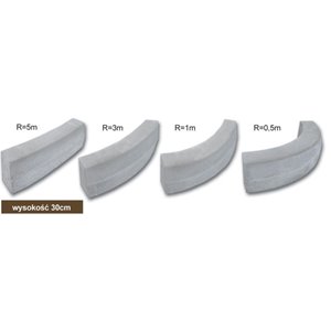 Bruk-Bet KRAWĘŻNIK Łukowy gr. 15 cm wypukły