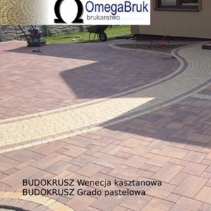 Aranżacja podjazdu z kostki Wenecja - Galeria Kostki