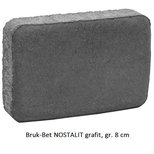 Bruk-Bet NOSTALIT gr. 8 cm, COLOR grafit