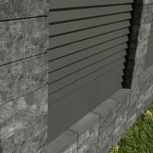 Jadar Pustak Ogrodzeniowy Gładki 40 cm